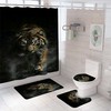 Bold Tiger Shower Curtain for Maximum Impact in Your Bathroom