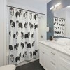 Border Collie Dog Printed Shower Curtain, Artistic And Unique Design, Perfect For Dog Owners' Bathroom Decor
