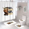 Boss King African American Shower Curtain 4 Piece Set