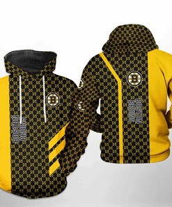 Boston Bruins Nhl All Over Print 3D Hoodie Zipper Hoodie