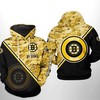Boston Bruins Nhl Camo Team All Over Print 3D Hoodie Zipper Hoodie