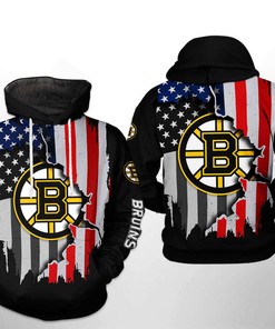 Boston Bruins Nhl Camo Team All Over Print 3D Hoodie Zipper Hoodies