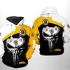 Boston Bruins Nhl Skull Punisher All Over Print 3D Hoodie Zipper Hoodie