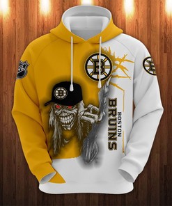 Boston Bruins Ultra Death Graphic Halloween All Over Print 3D Hoodie Gift For Fans