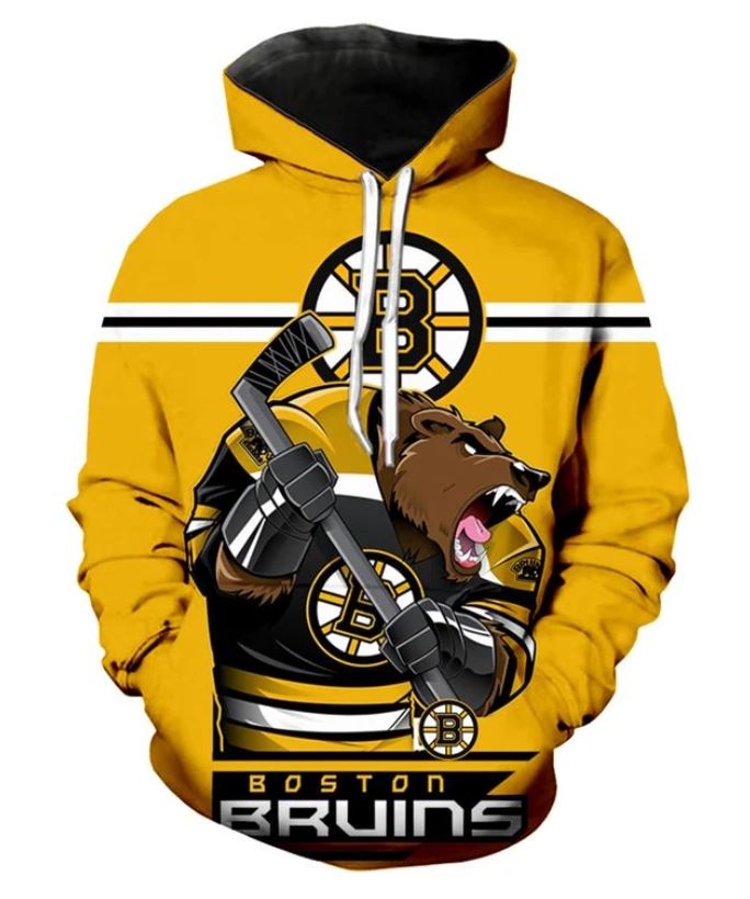 Boston Bruins Ultra-Cool Long Sleeve All Over Print 3D Hoodie Gift For Fans