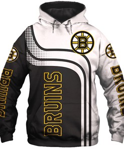 Boston Bruins Zip Hoodie Pullover Gift For Fans