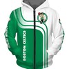 Boston Celtics Nba Zip Hoodie All Over Print 3D For Fans