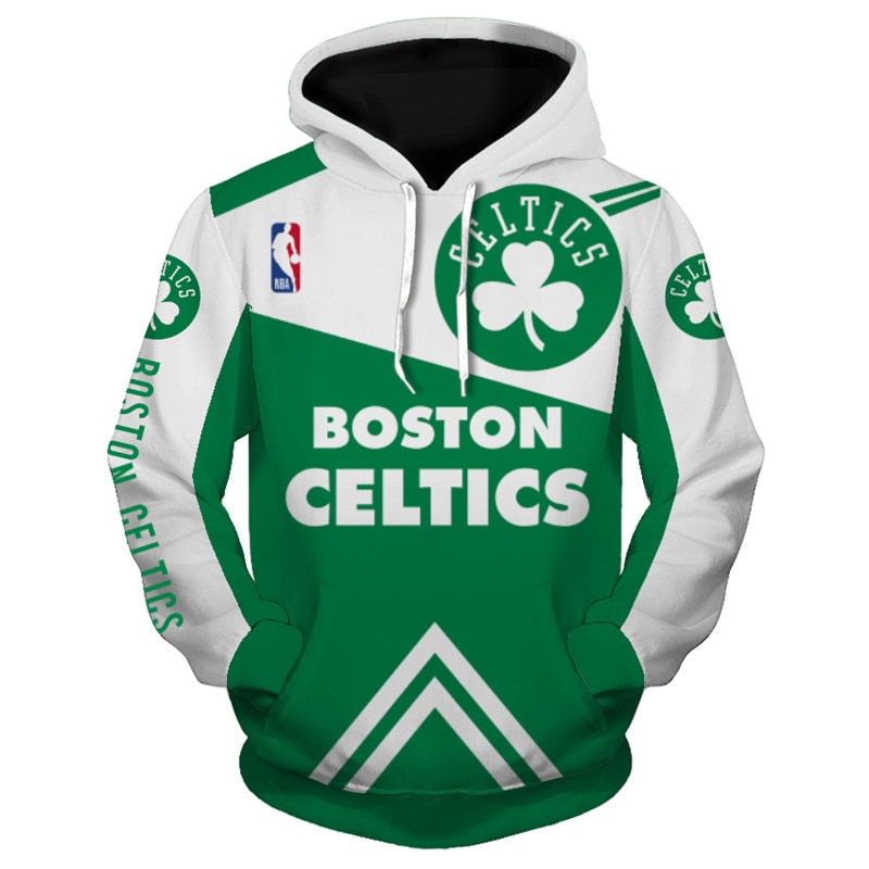 Boston Celtics Zip Hoodie 3D For Fans