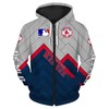 Boston Red Sox All Over Print Baseball Zip Hoodie For Fan Mlb
