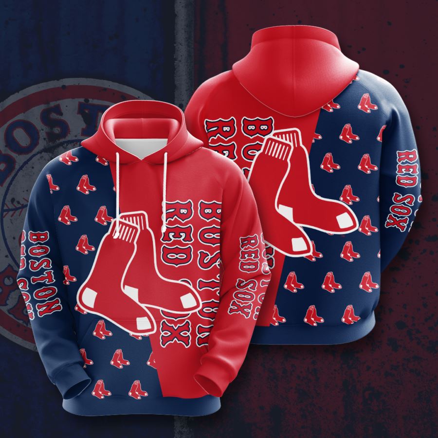 Boston Red Sox Custom All Over Print Hoodie 3D With Zipper For Fans