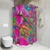 Botanic Design Pattern Watercolor Shower Curtain