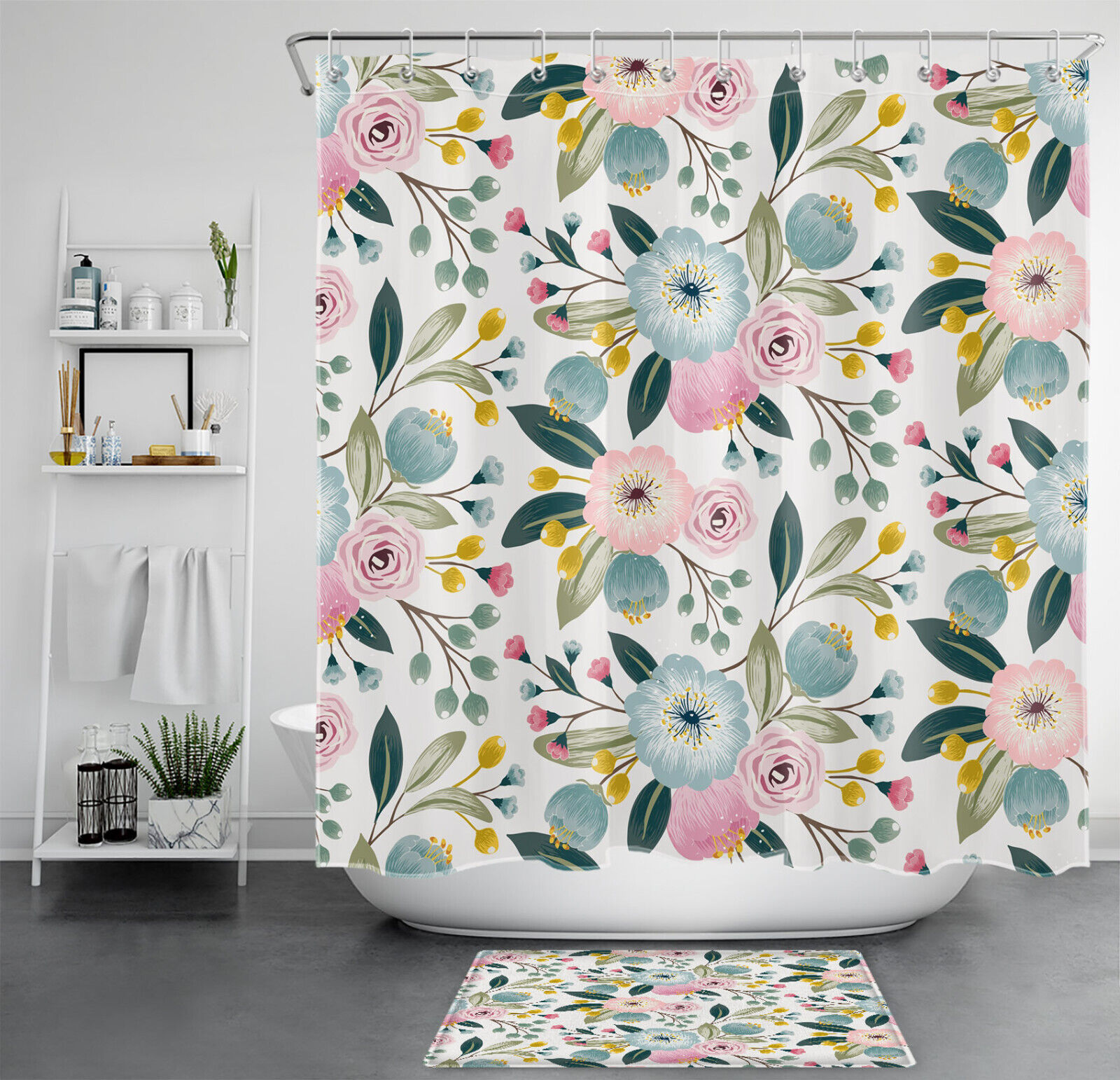 Botanic Garden Floral Curtain