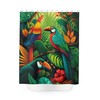 Botanical Art Jungle Shower Curtain for Bathroom Decor