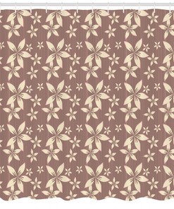 Botanical Corsage Pattern Shower Curtain - A Chic And Sophisticated Addition To Your Bathroom