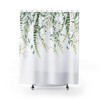Botanical Eucalyptus Leaves Shower Curtain For Farmhouse Bathroom Decor