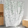 Botanical Eucalyptus Shower Curtain For Rustic Bathroom Decor