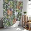Botanical Floral Forest Shower Curtain With Green Leaves And Wildflowers - Bring The Beauty Of Nature Into Your Bathroom