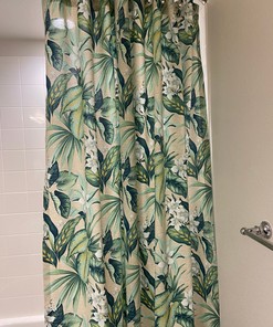Botanical Floral Tropical Shower Curtain