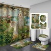 Botanical Garden Fabric Shower Curtain