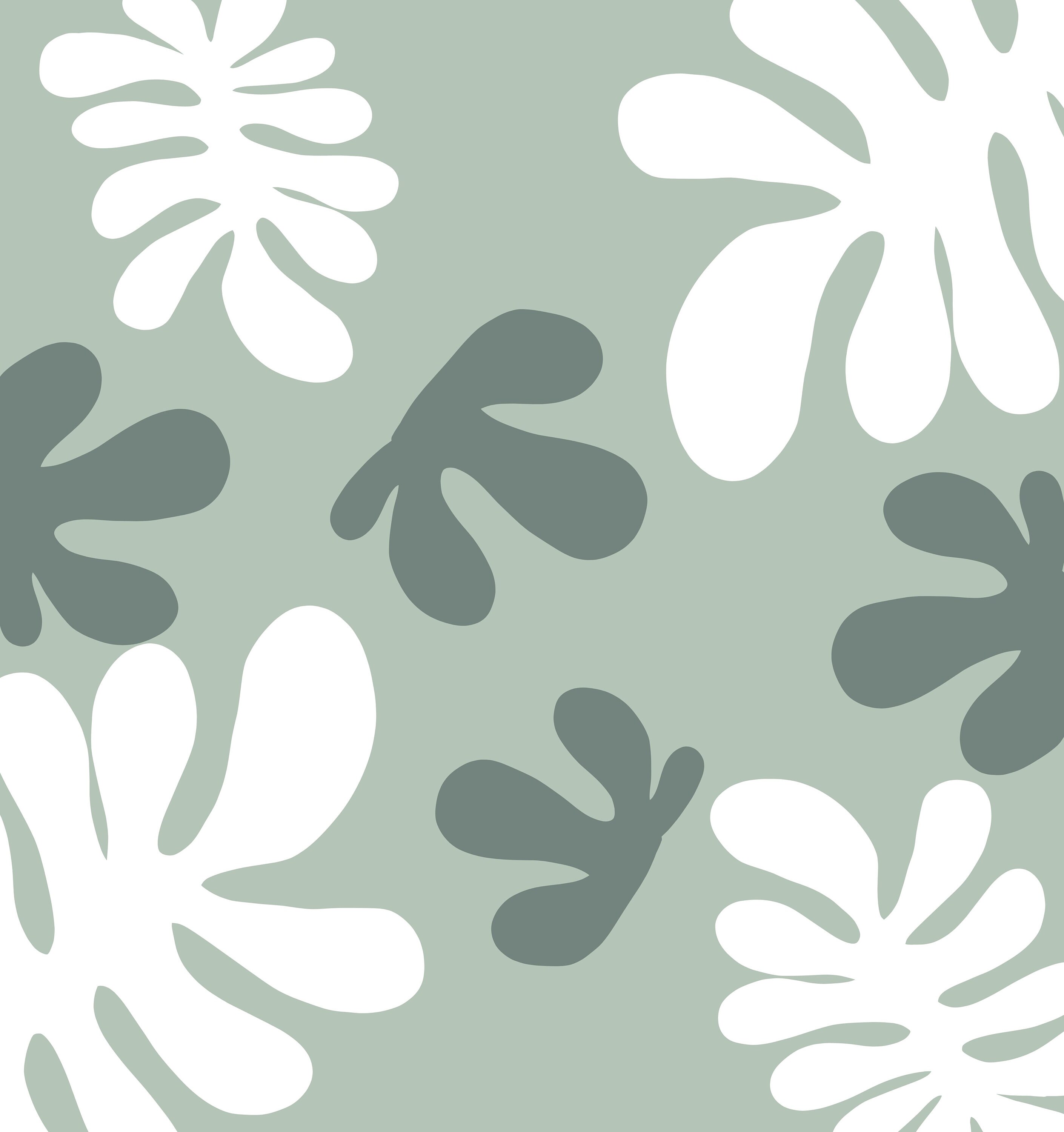 Botanical Green And White Leaves Shower Curtain Set With Tropical Forest Print For Natural Bathroom Decor