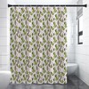 Botanical Nature-Inspired Shower Curtain - Stylish Bathroom Decor In Earthy Tones