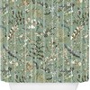 Botanical Plants Bio Green Shower Curtain By Ninola Designs - A Serene And Refreshing Addition To Your Bathroom