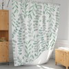 Botanical Rustic Farmhouse Eucalyptus Shower Curtain For Cozy Bathroom Decor
