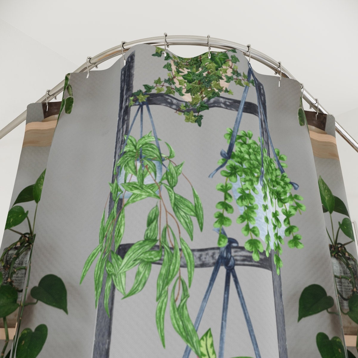 Botanical Shower Curtain, Boho Decor - Image 3