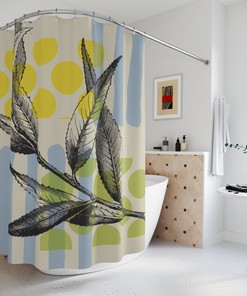 Botanical Shower Curtain - Urban Chic Home Bathroom Decor 
