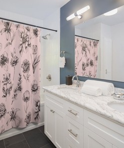 Botanical Wildflowers Shower Curtain to Bring Nature to Your Bathroom