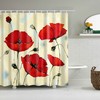 Breathtaking Red Poppy Flower Shower Curtain for a Floral Haven