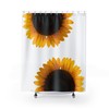 Bright and Bold Sunflowers Shower Curtain for Bathroom Decor by MobiusMoon