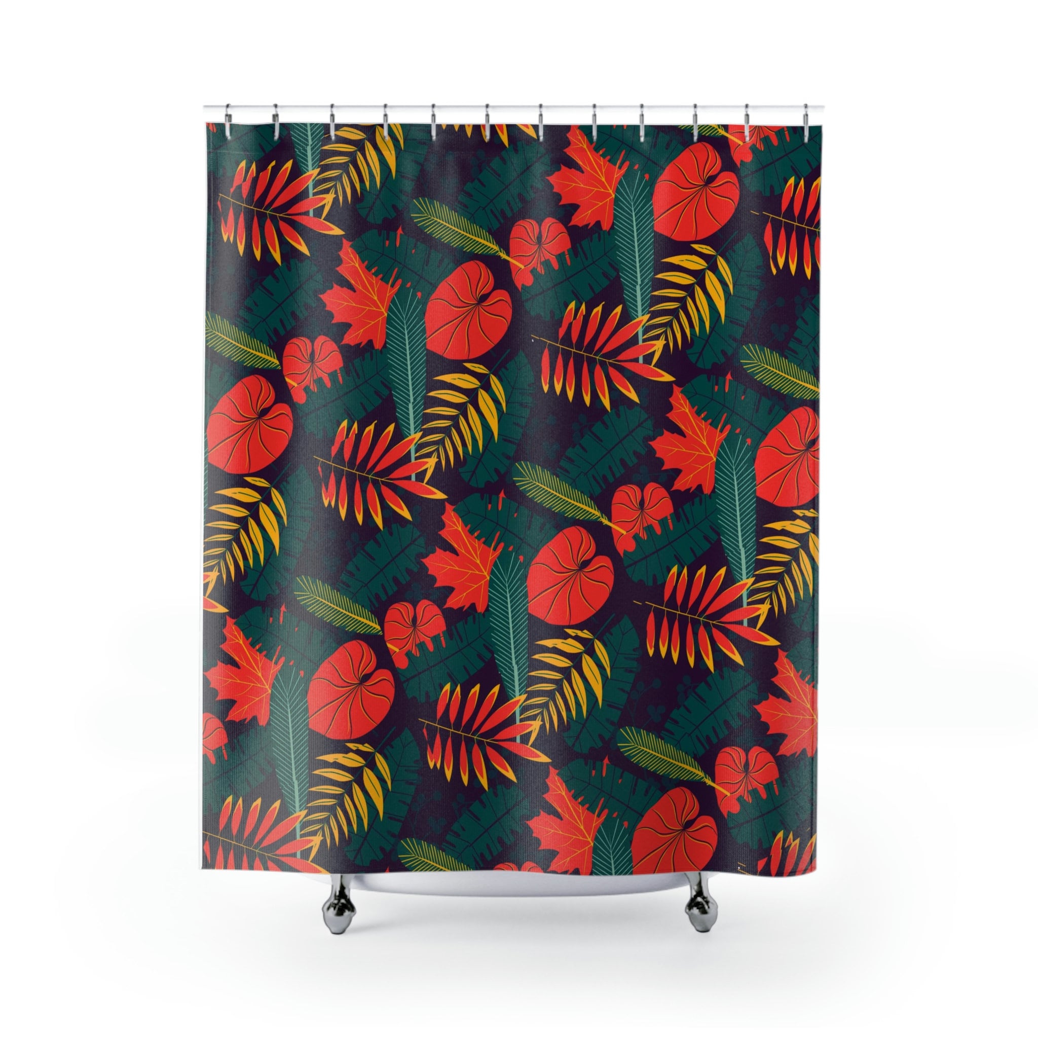 Bright and Colorful Tropical Brilliance Shower Curtain