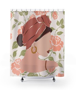 Bring Beauty To Your Bathroom With Floral Beauty Shower Curtain - Perfect For Any Color Scheme