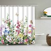 Bring Butterflies And Flowers To Your Bathroom With This Colorful Shower Curtain 