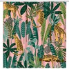 Bring Home The Jungle with Asian Leopard Shower Curtain & Tropical Palm Leaf Jungle Decor