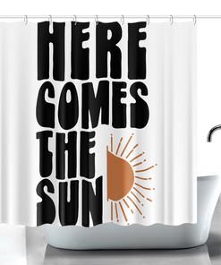Bring In The Sunshine With This Vibrant Printed Shower Curtain