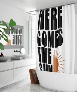 Bring In The Sunshine With This Vibrant Printed Shower Curtain