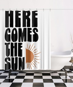 Bring In The Sunshine With This Vibrant Printed Shower Curtain