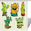 Bring The Desert Home With This Stunning Cactus Shower Curtain