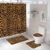 Bring Wildness To Your Bathroom with Leopard Print Shower Curtain