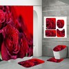 Bring the Magic of Rose Flowers into Your Bathroom with this Print Shower Curtain