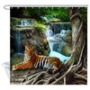 Bring the Outdoors In with Tigers Waterfall Forest Shower Curtain for Your Bathroom
