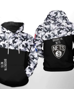 Brooklyn Nets Nba Camo Veteran Team 3D Hoodie For All Occasions