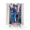 Brooklyn T-Rex No Sleep Funny Kids Dinosaur Bathroom Shower Curtain