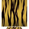 Brown Tiger Waterproof Fabric Shower Curtain For Bathroom Decor