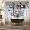 Bubble Elephant Shower Curtain for Cute & Lively Bathroom Decor 