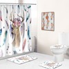 Buck In The Woods Shower Curtain For A Wilderness Bathroom Decor, Hunting Bathroom Accessories