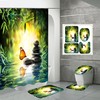 Buddhist Mood Butterfly Shower Curtain For Bathroom