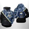 Buffalo Sabers Nhl Camo Team 3D All Over Print Hoodie With Zip Up Option Show Your Team Spirit With Style